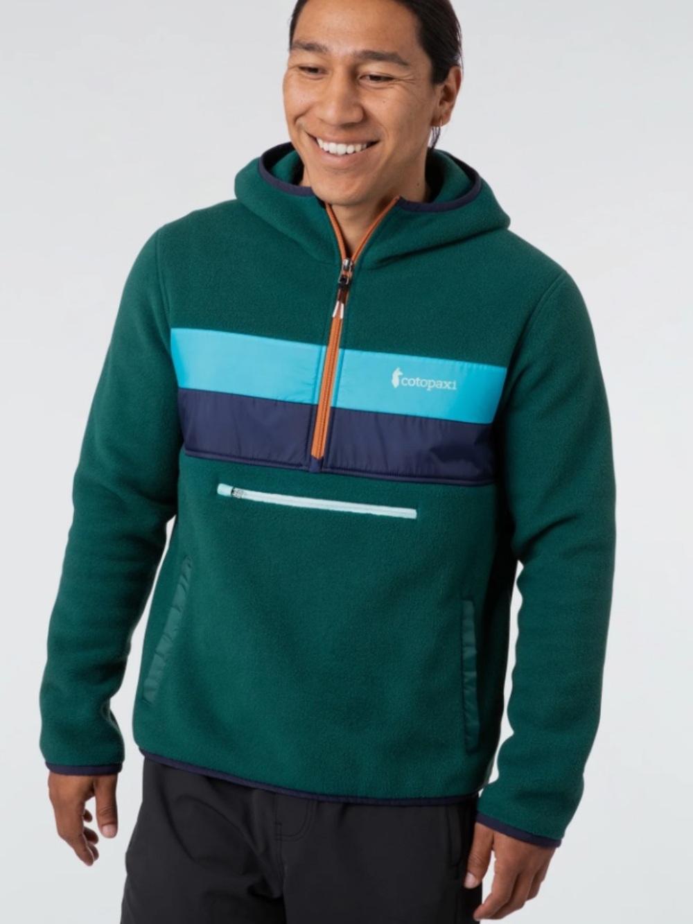 Cotopaxi Teca Fleece Hooded Half-Zip Jacket Size L